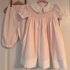 Petit Ani smocked set